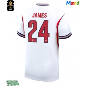 England Reece James #24 Replika Hjemmebanetrøje VM 2026 Kortærmet